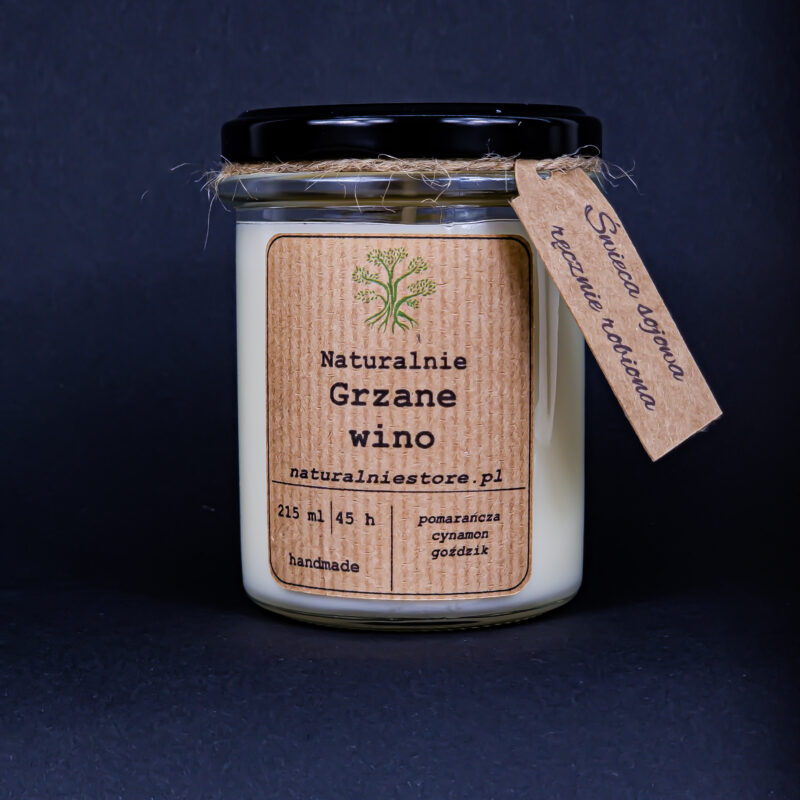 Świeca Sojowa Grzane Wino