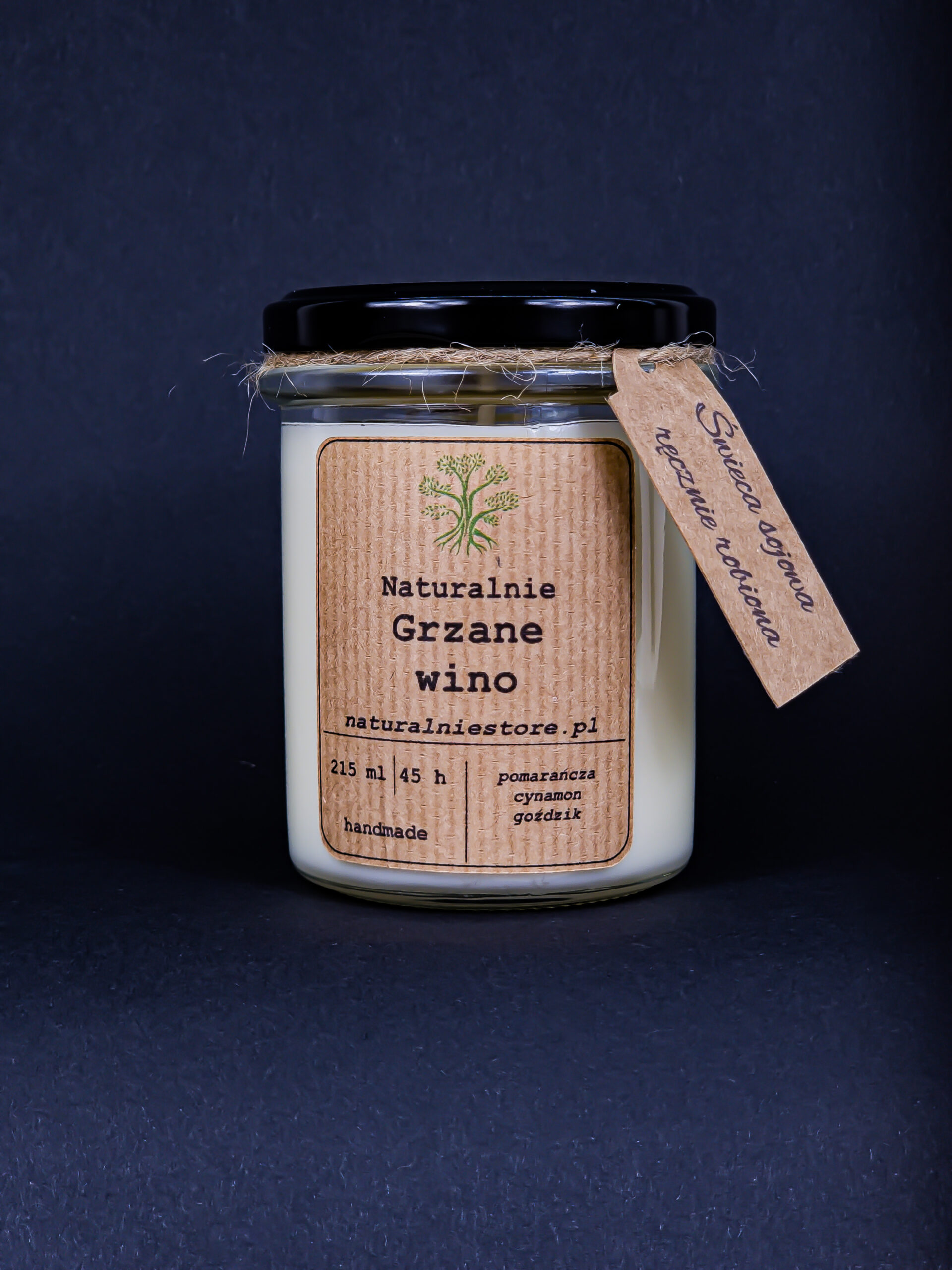 Świeca Sojowa Grzane Wino