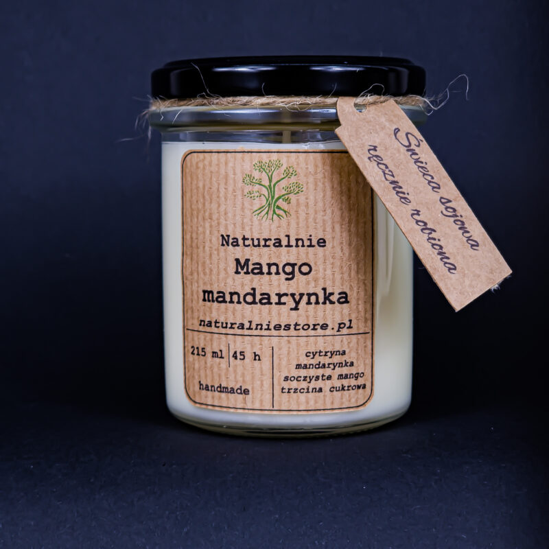 Świeca Sojowa Mango Mandarynka