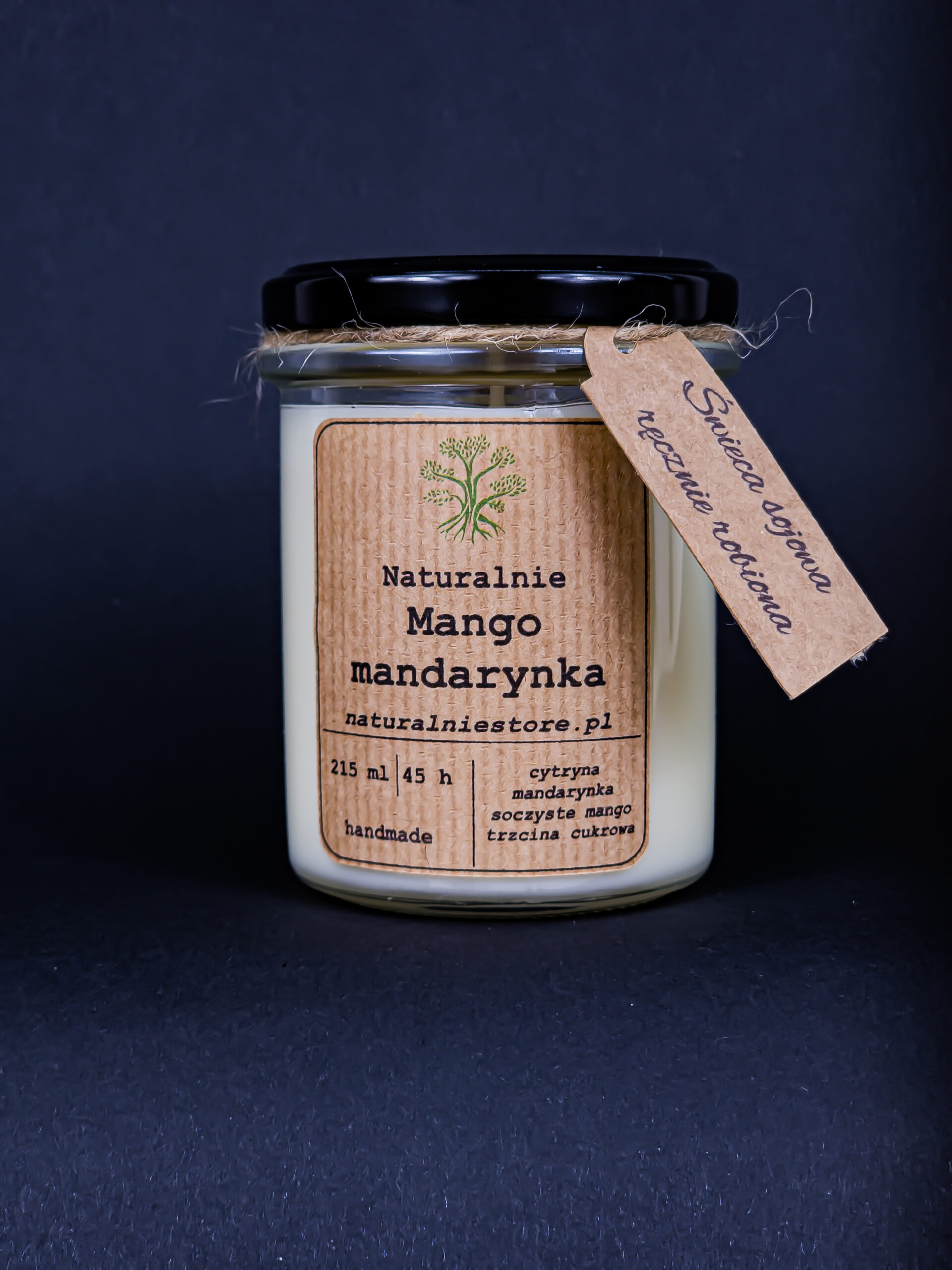 Świeca Sojowa Mango Mandarynka