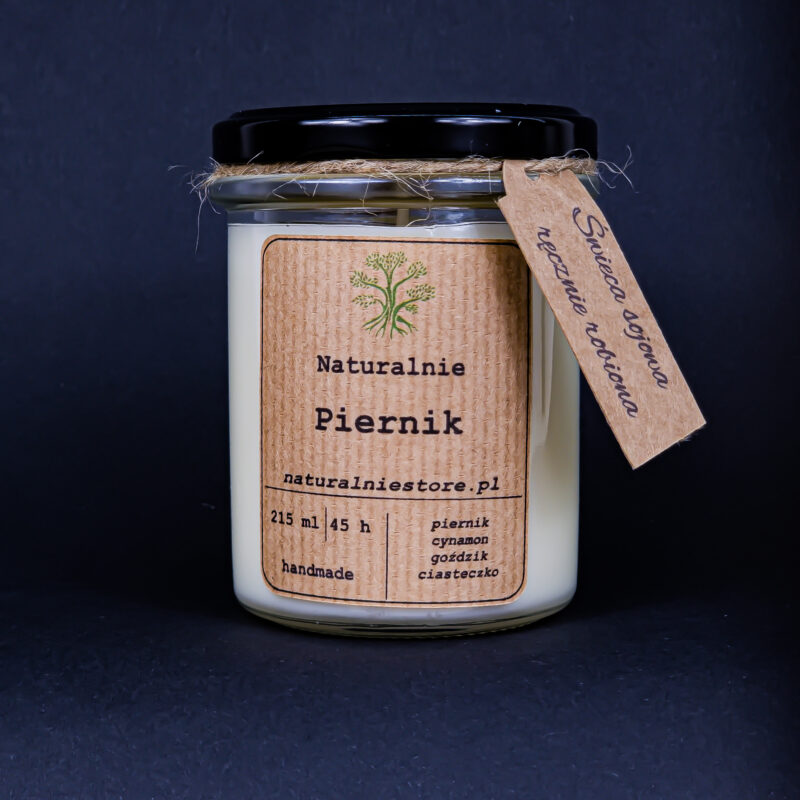 Świeca Sojowa Piernik