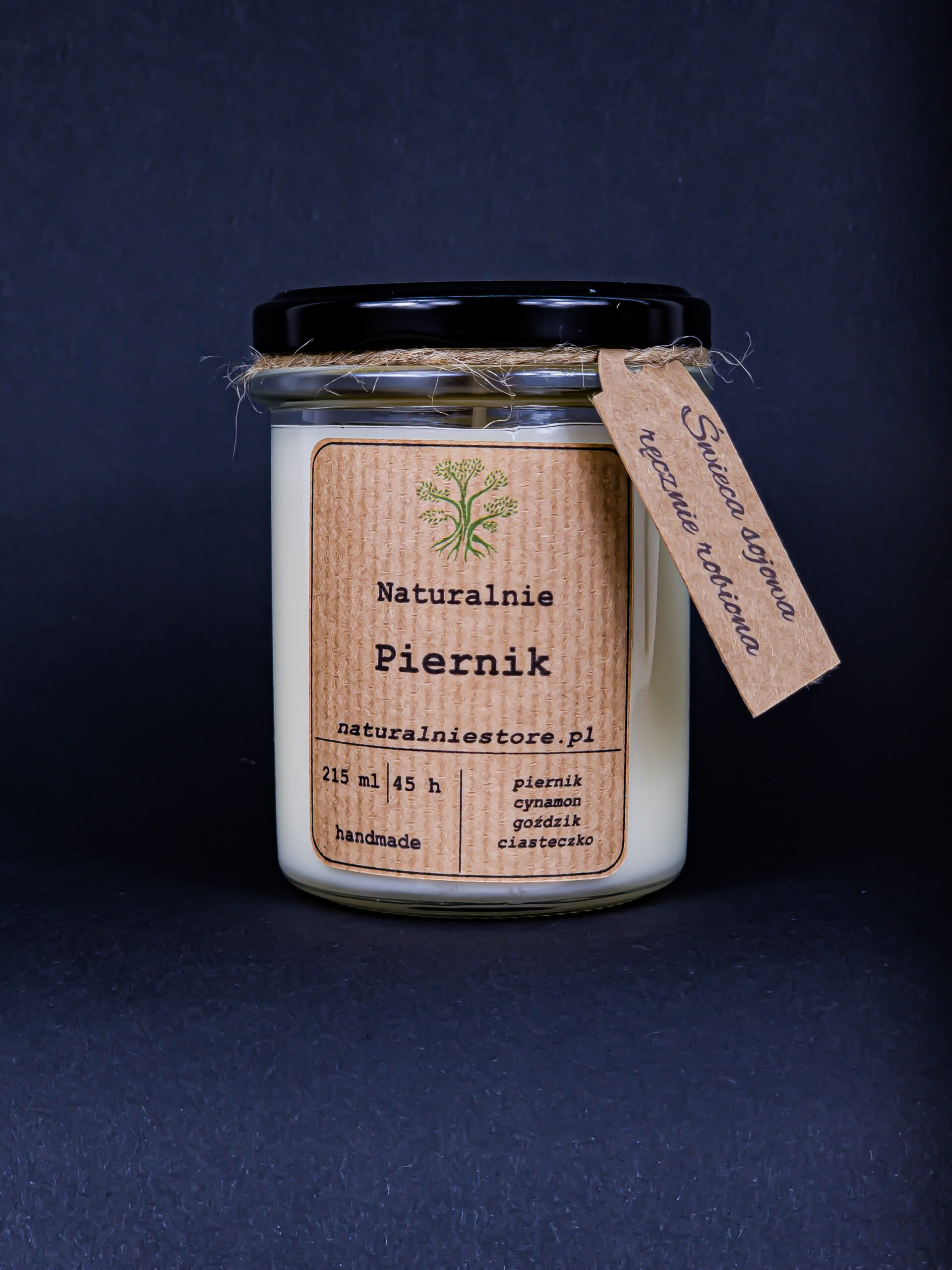 Świeca Sojowa Piernik