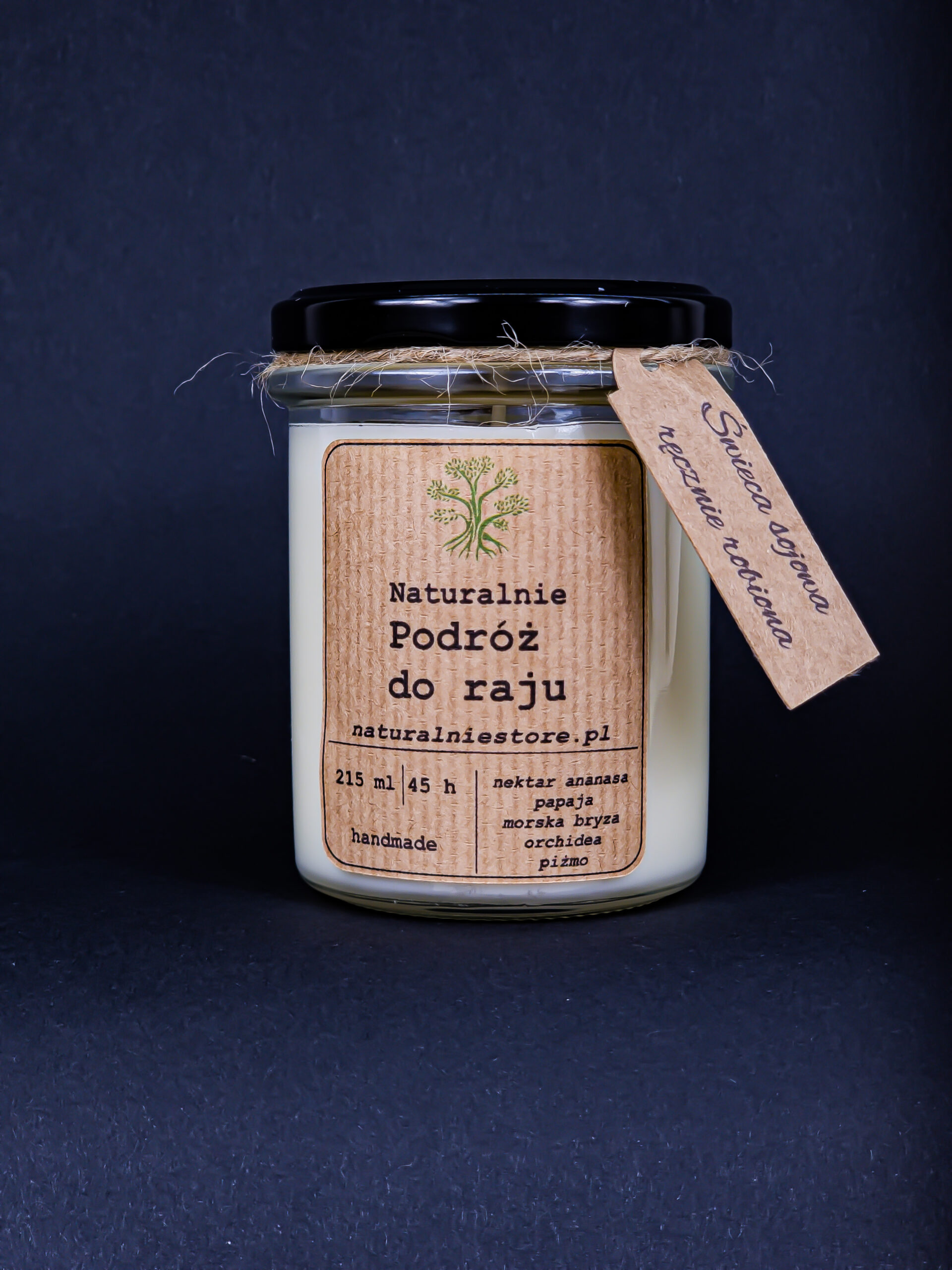 Świeca Sojowa Podróż do Raju