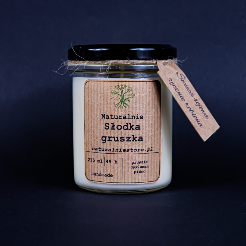 Świeca Sojowa Słodka Gruszka