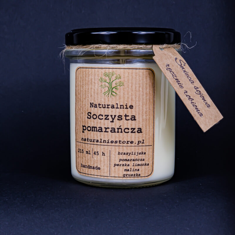 Świeca Sojowa Soczysta Pomarańcza