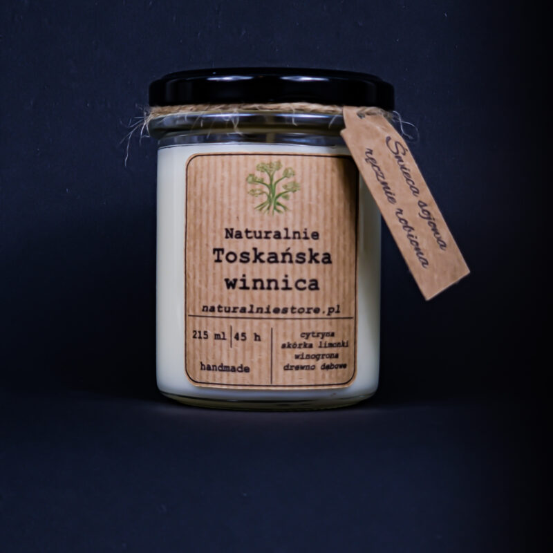 Świeca Sojowa Toskańska Winnica