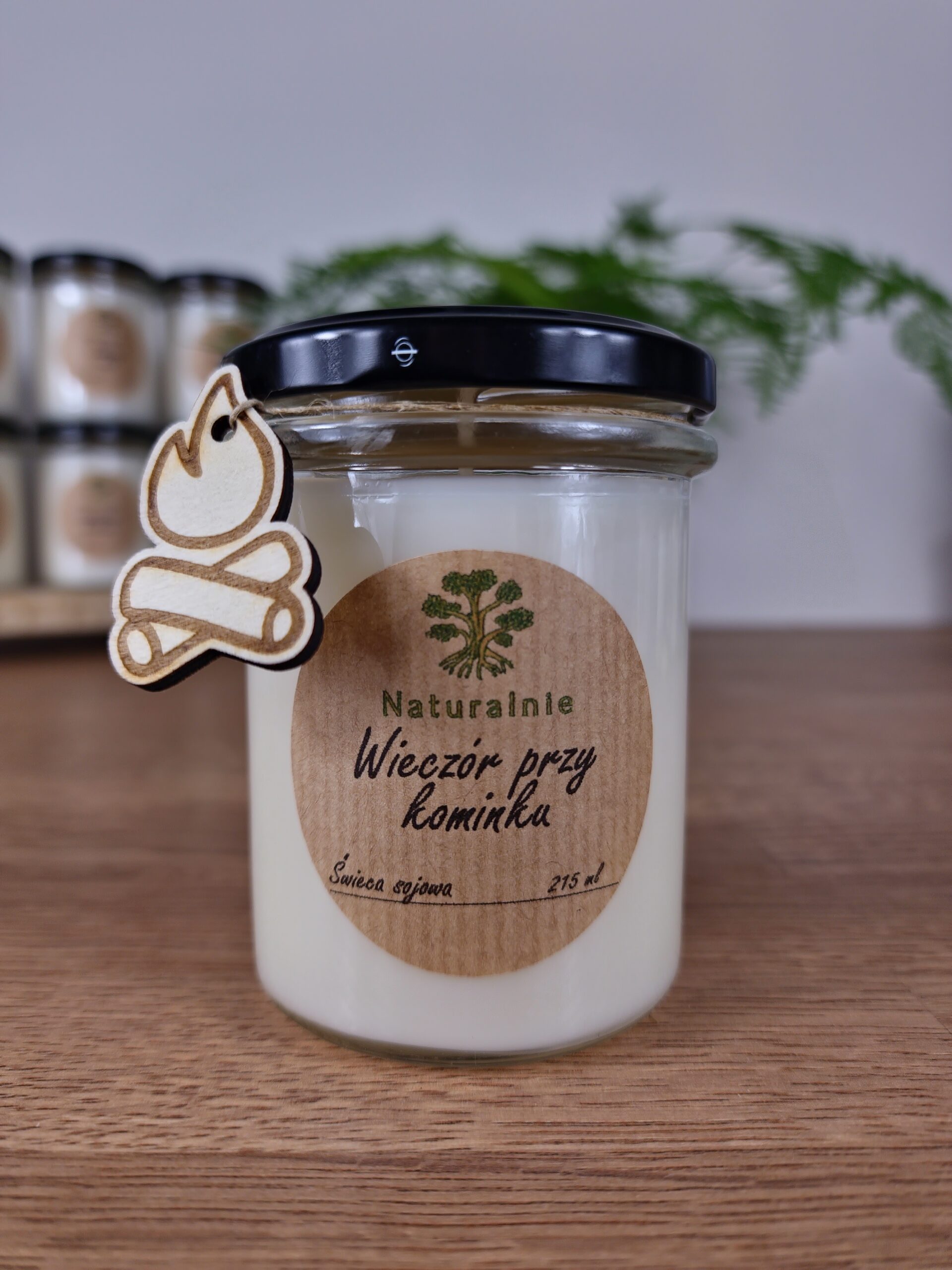 Świeca Sojowa Wieczór Przy Kominku
