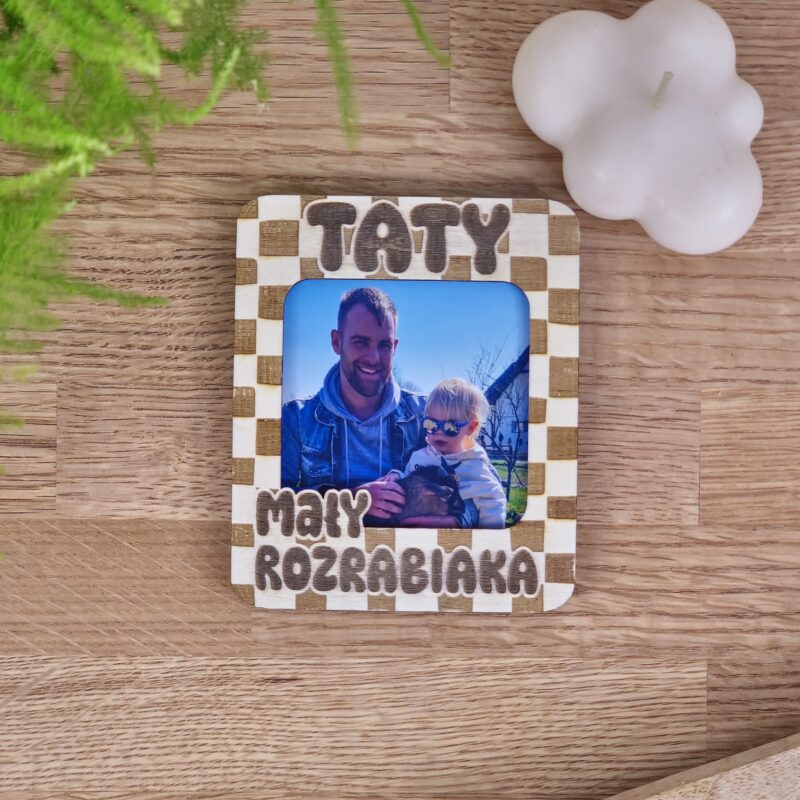 Ramka Mały Rozrabiaka Taty Grawerowany