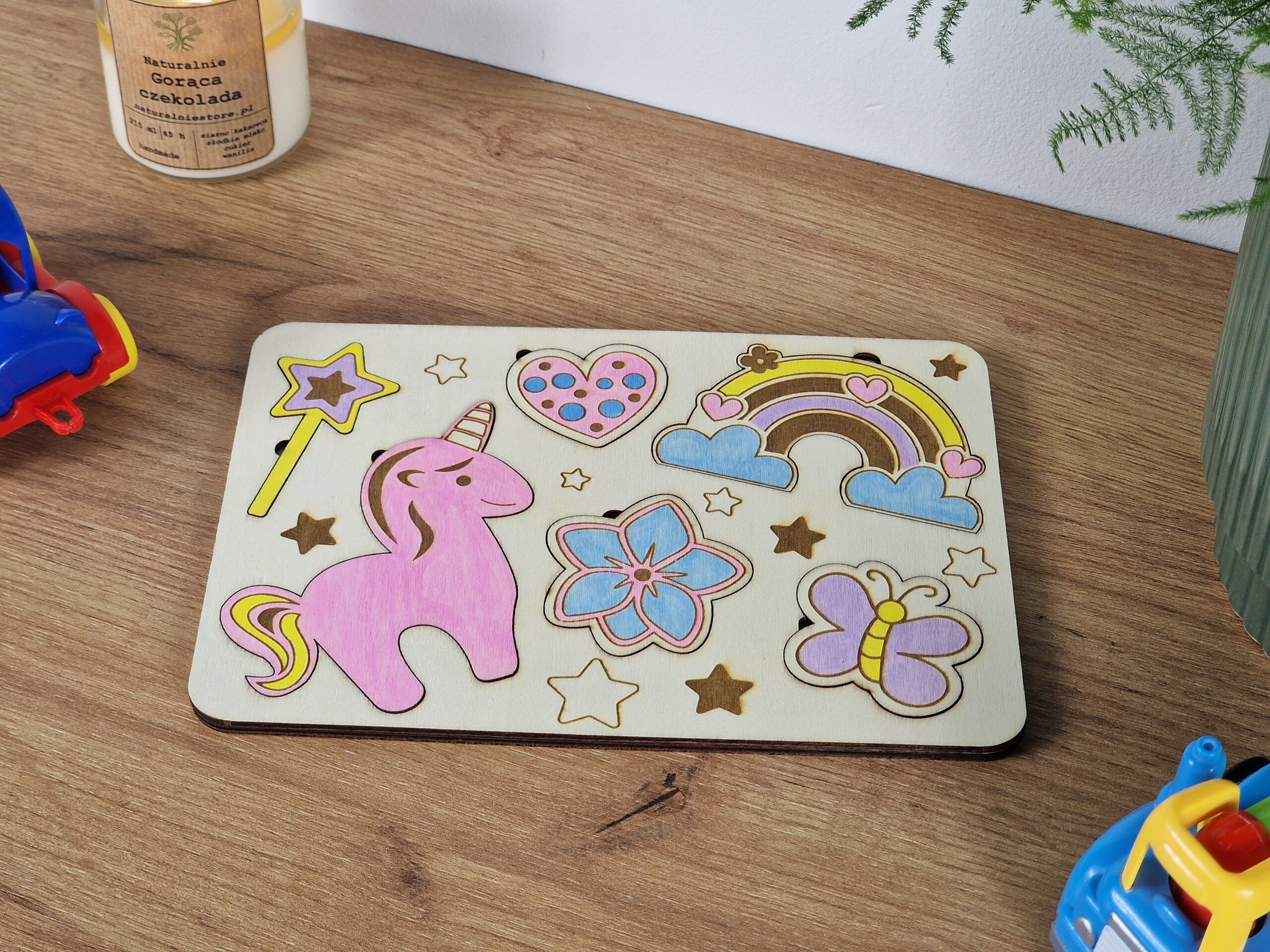 Tabliczka edukacyjna - baśniowa kraina