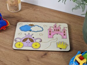 Tabliczka edukacyjna - kraina księżniczek