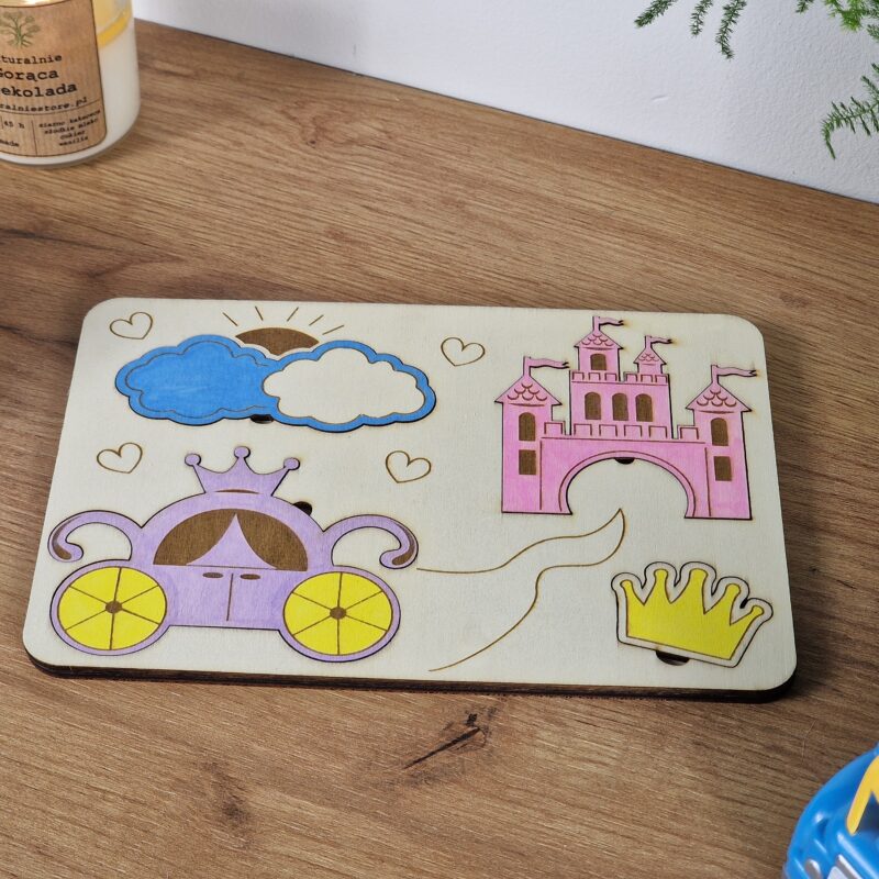 Tabliczka edukacyjna - kraina księżniczek