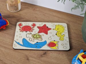 Tabliczka edukacyjna - podwodna kraina