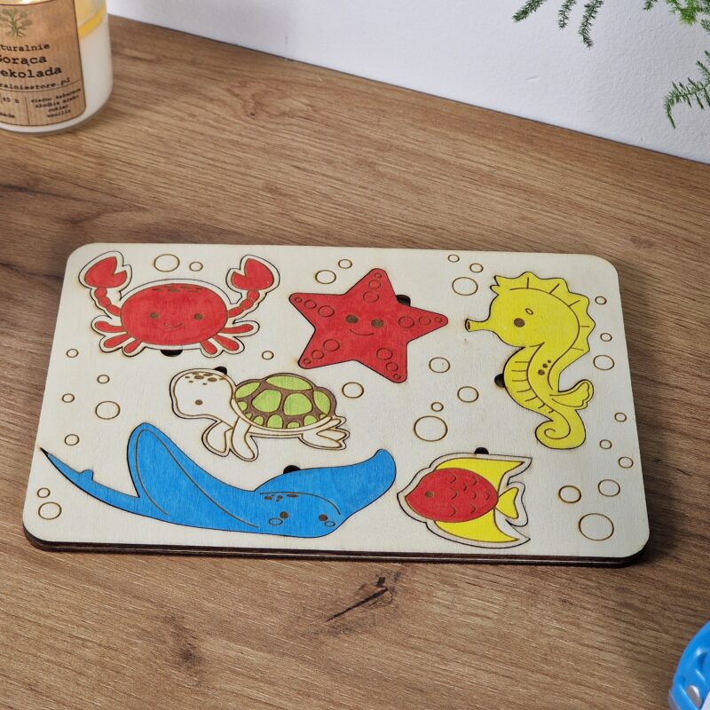 Tabliczka edukacyjna - podwodna kraina