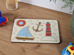 Tabliczka edukacyjna - morska przystań