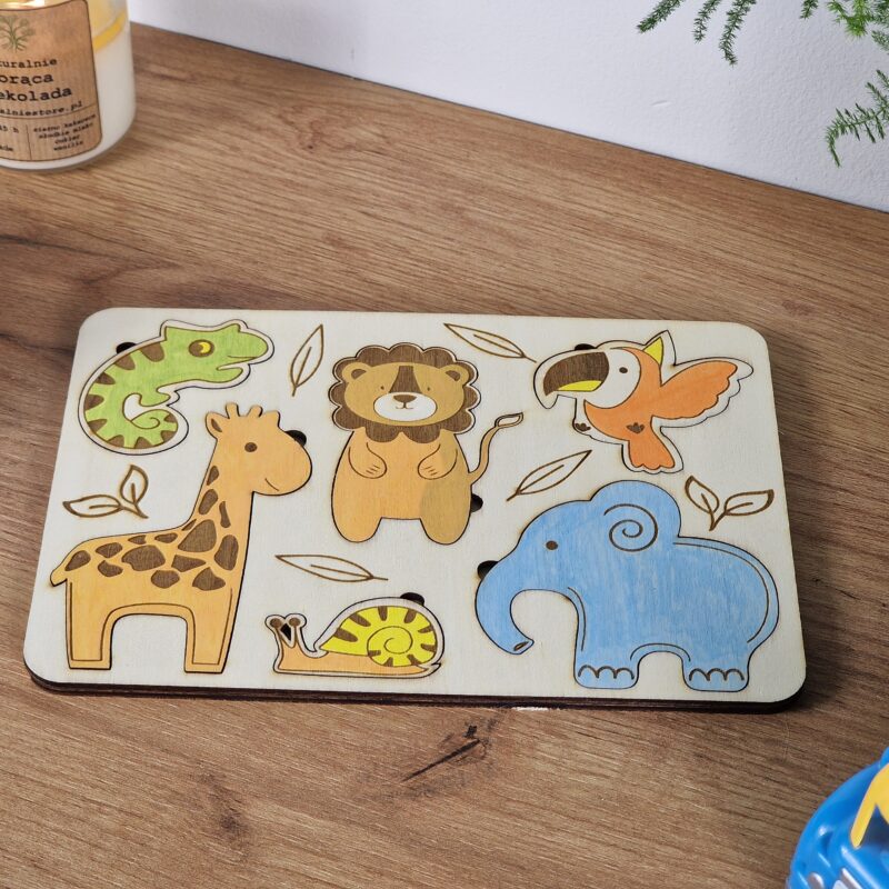 Tabliczka edukacyjna - zwierzęta w zoo