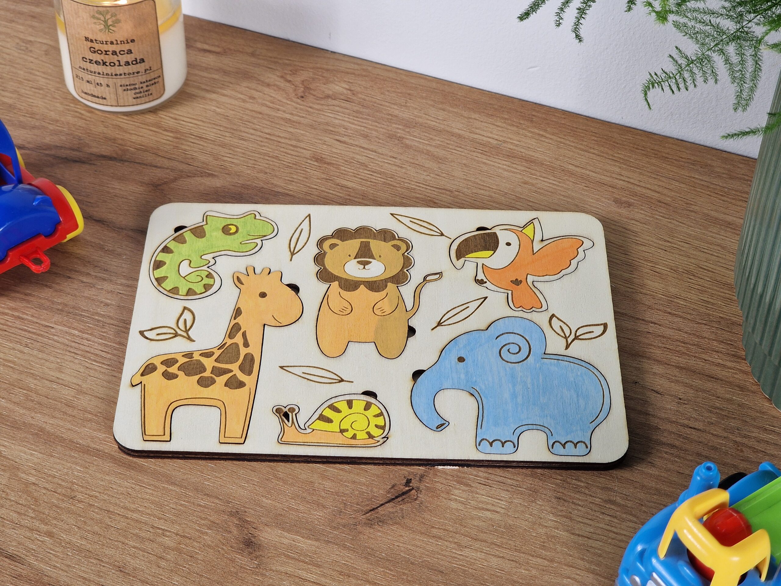 Tabliczka edukacyjna - zwierzęta w zoo