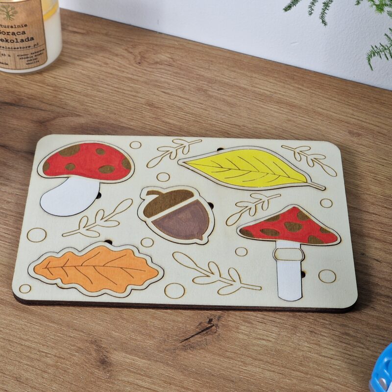 Tabliczka edukacyjna - jesień