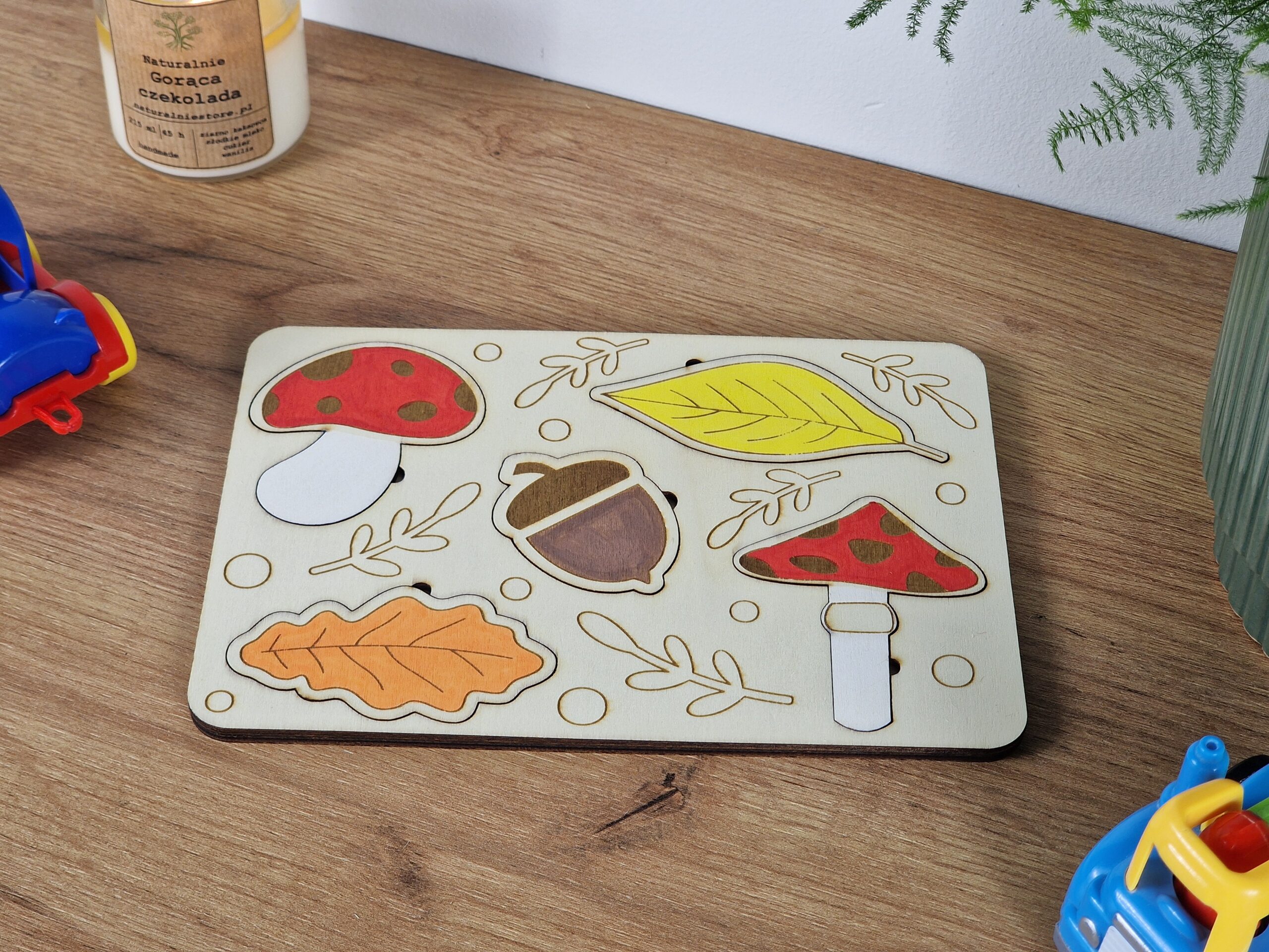 Tabliczka edukacyjna - jesień