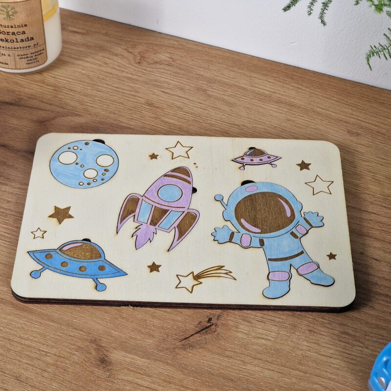 Tabliczka edukacyjna - kosmiczna przygoda